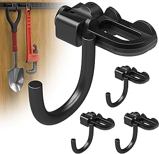 MooxHAI L Track Hook |L-Track Double Stud Tie Down |L Track Accessories for Enclosed Trailer,Truck, Garage Use with L Trac...