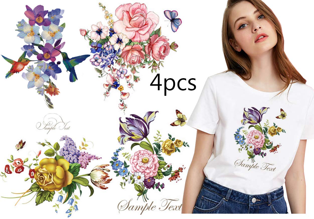 Applique flowers patterns