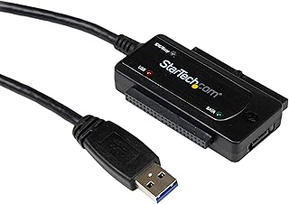 StarTech.com Câble adaptateur USB 3.0 pour disque dur SATA ou IDE de 2,5" ou 3,5" (USB3SSATAIDE)