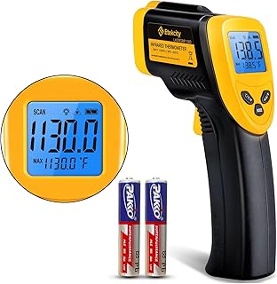 Etekcity Infrared Thermometer Temperature Gun 1080, -58°F to 1130°F for Meat Food Pizza Oven Griddle Accessories, Heat Gun...