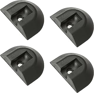 US Cargo Control Angled End Caps for L Track Rails (4-Pack), Eliminates Sharp Edges On Angled L Track Ends, Easily Roll Mo...