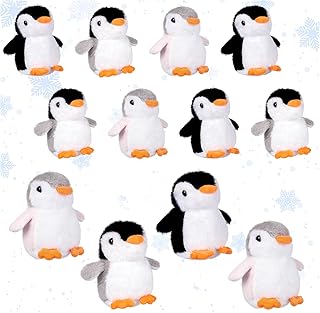 SYWHXY 12PCS Mini Stuffed Penguins Plush Toys Soft Penguins Stuffed Animal for Boys Girls, Hanging Penguins Doll Decoratio...