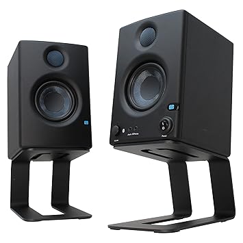 HumanCentric Desktop Speaker Stands | Pair of Speaker Stands for External  Sound System Monitors or Computer Speakers for Home Office or Gaming Desk  (Black) : : Electronics