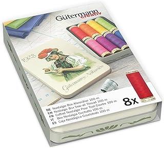 Gütermann - Gütermann Nostalgic Box (100m) Sew-All Thread Set 3-8 Pieces