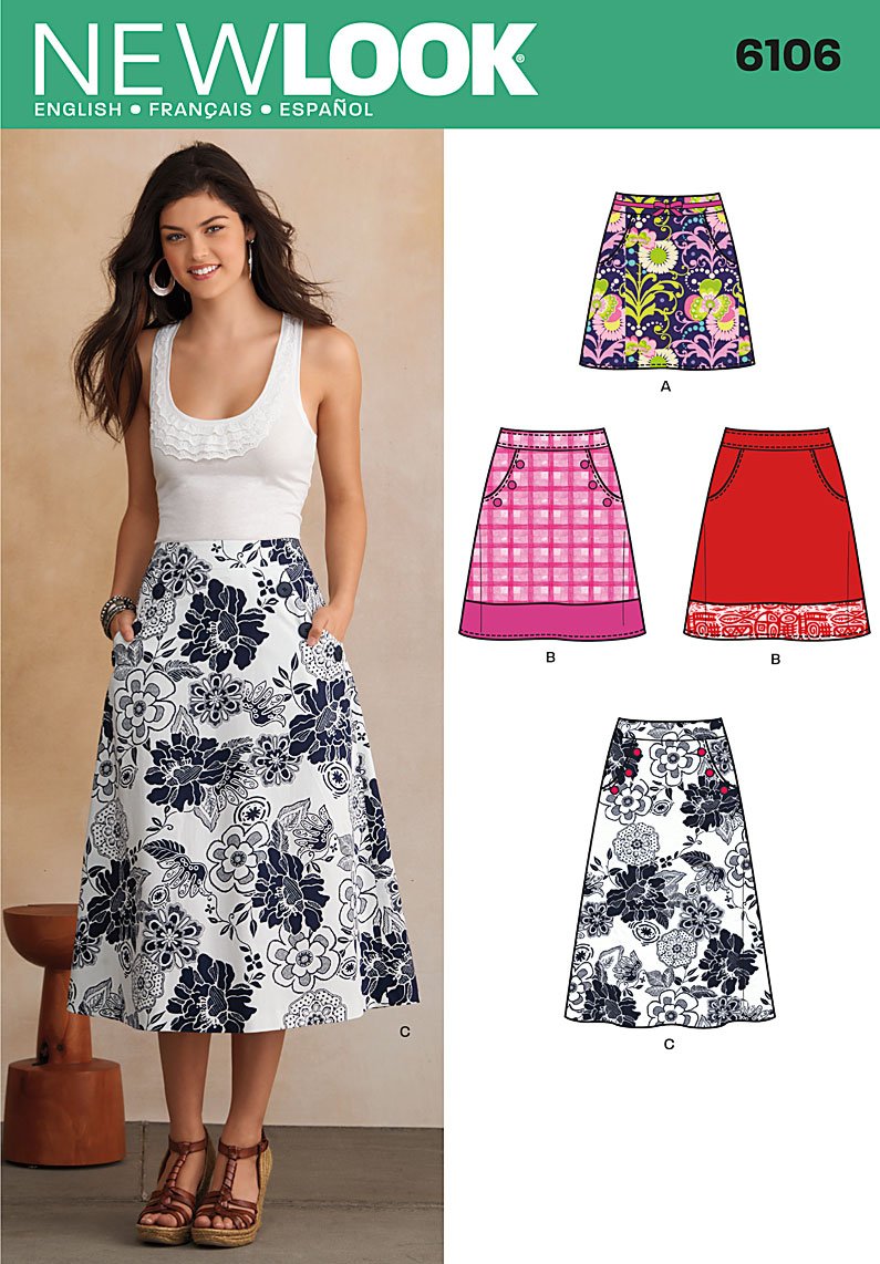 Pencil skirt sewing pattern