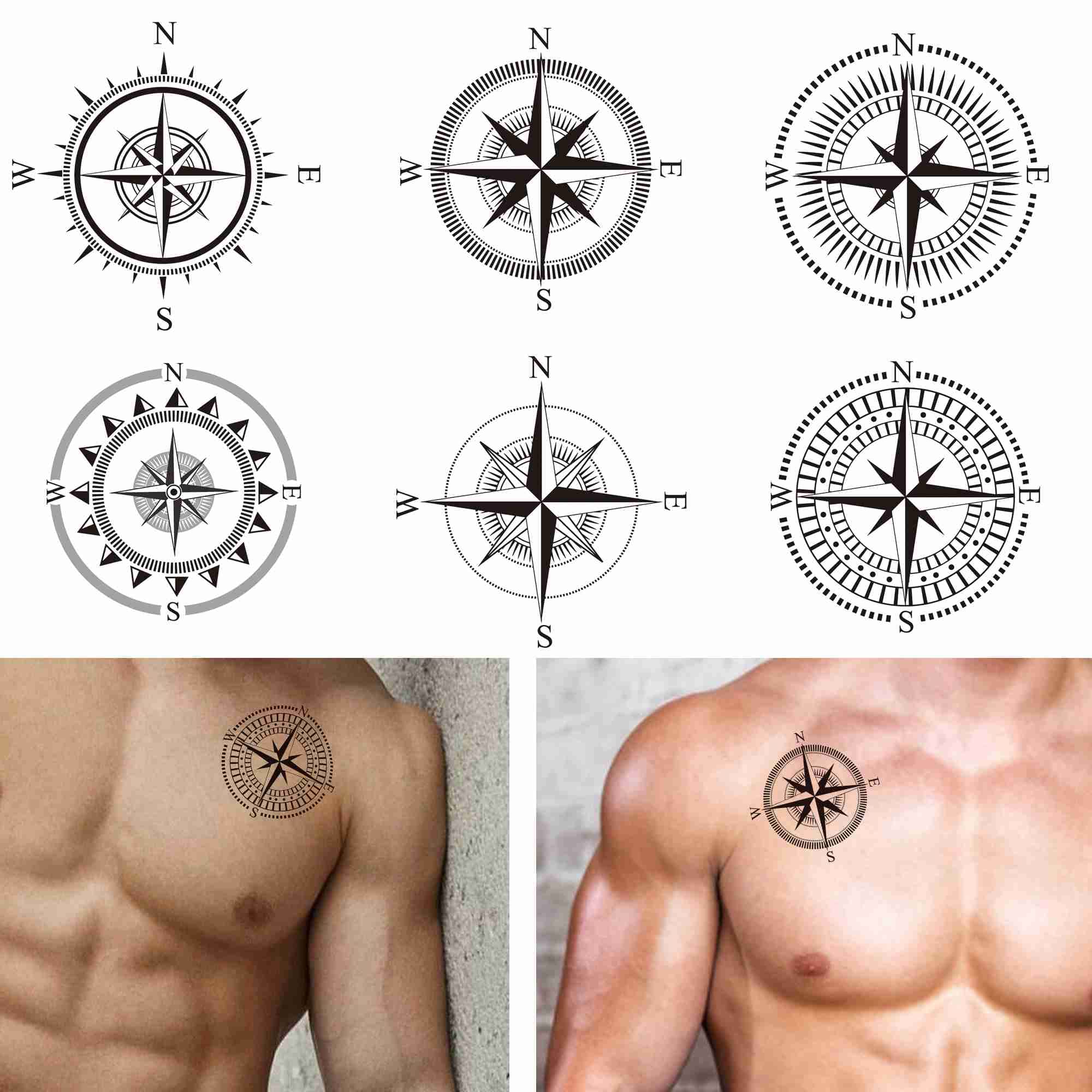 160 Fascinating Compass Tattoo Designs  Meanings