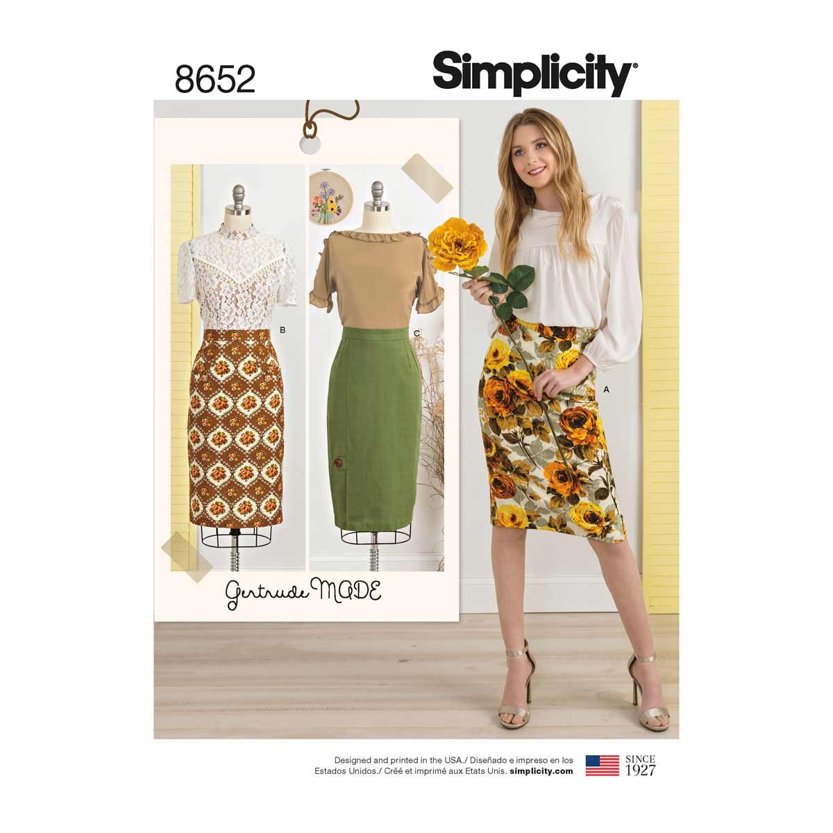 Pencil skirt sewing pattern