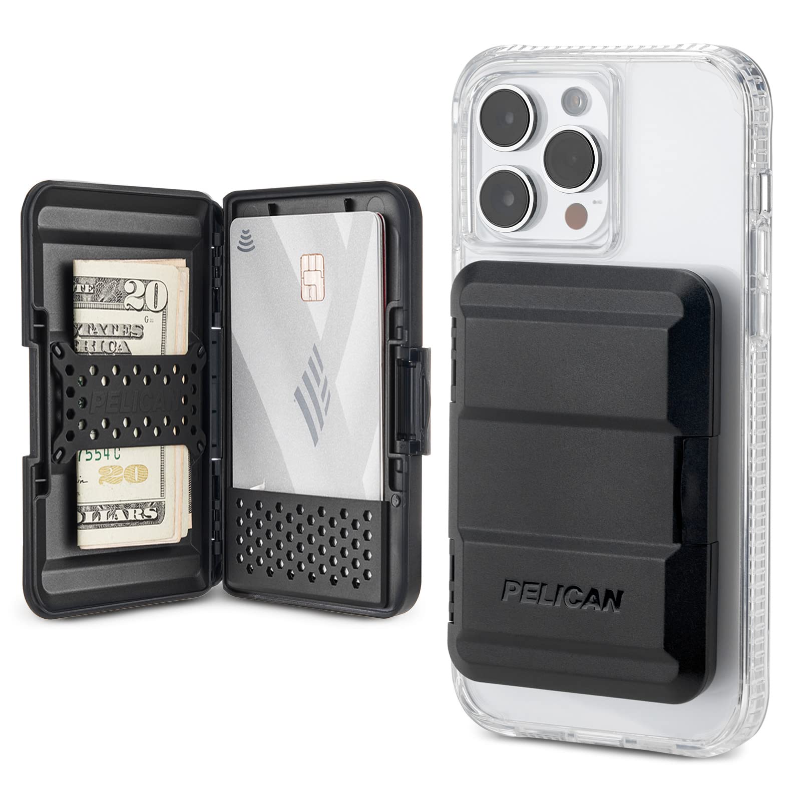 Pelican Magnetic Wallet & Card Holder - Heavy Duty Snap-on MagSafe ...