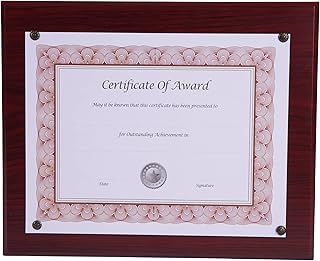 Award Plaque 13" x 10.5" Mahogany, 18813M