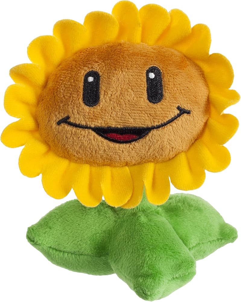 : Plants vs Zombies Peluche de girasol : Juguetes y Juegos