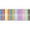 Amazon Basics Retractable Ballpoint Pen - Assorted Colors - 24-Pack