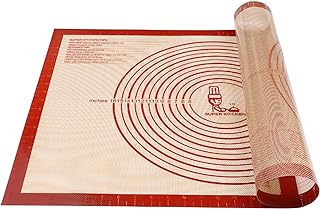 Non-slip Pastry Mat Extra Large with Measurements 28''By 20'' for Silicone Baking/ Counter Mat, Dough Rolling Mat,Oven Lin...