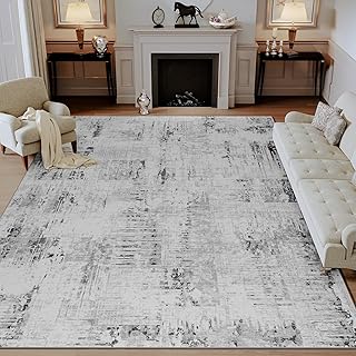 Modern Abstract Area Rug Carpet 8X10 Rugs for Living Room-Machine Washable Rugs for Bedroom Dining Room Living Room Rug Gr...