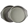 Amazon Basics Nonstick Round Baking Cake Pan, 9 Inch, Set of 2, Gray, 10.7x9.7x1.5cm