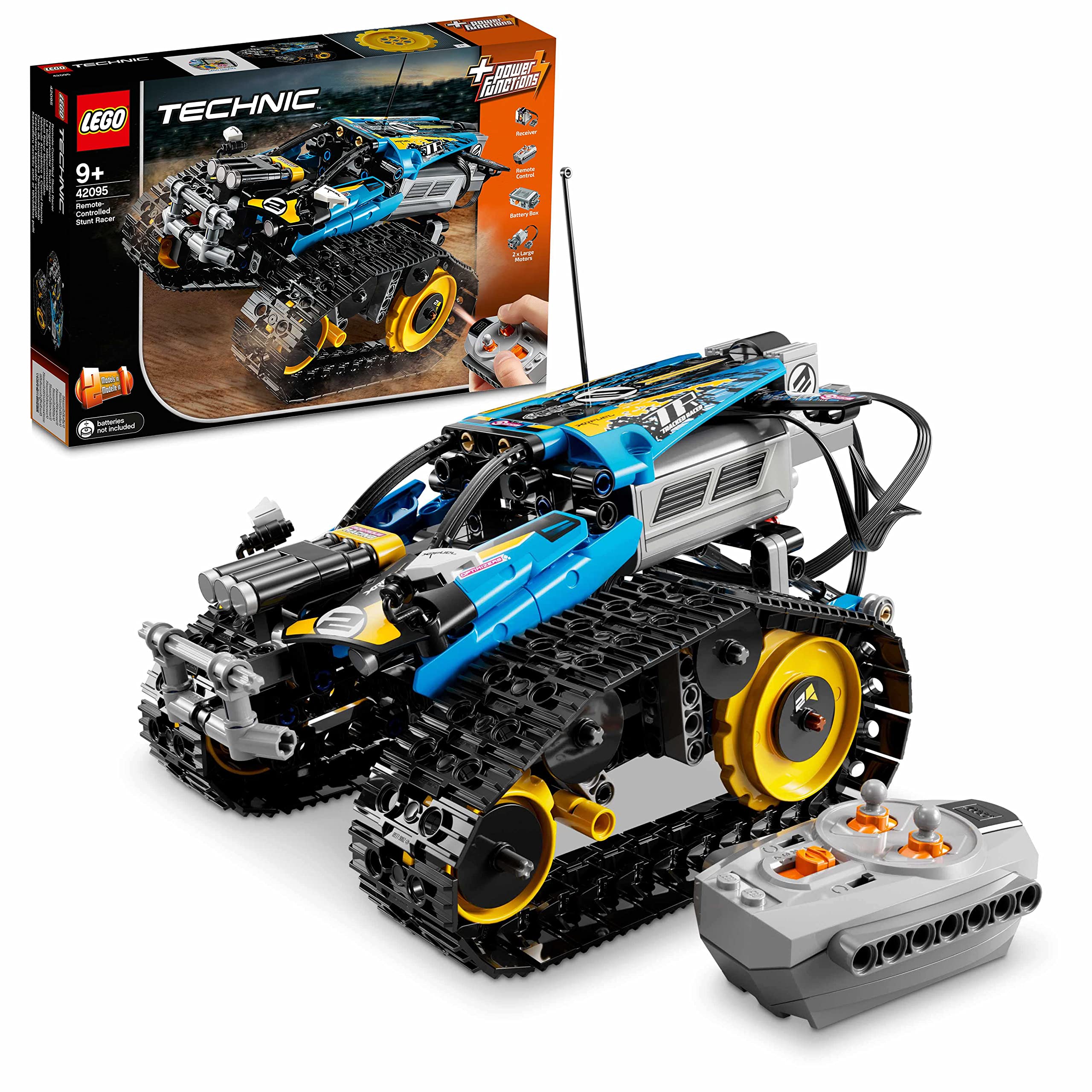 Buy LEGO 42095 Technic Remote-Controlled Tracked Stunt Racer Toy, 2 in ...