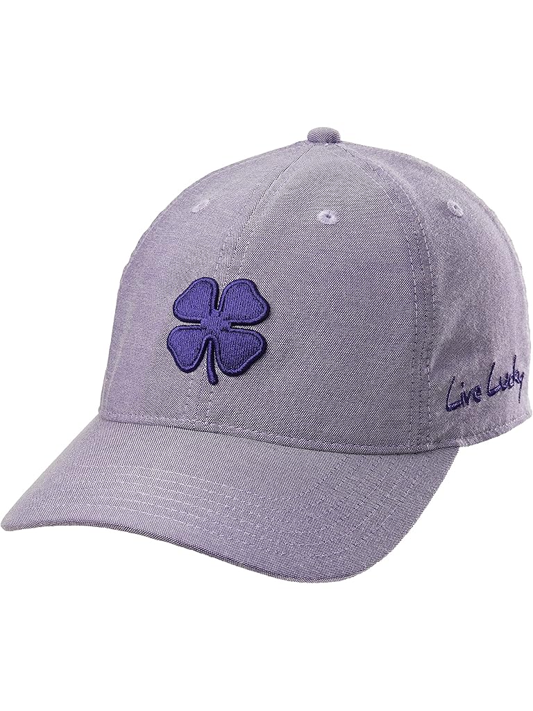 Purple Black Clover Soft Luck 7 Hat