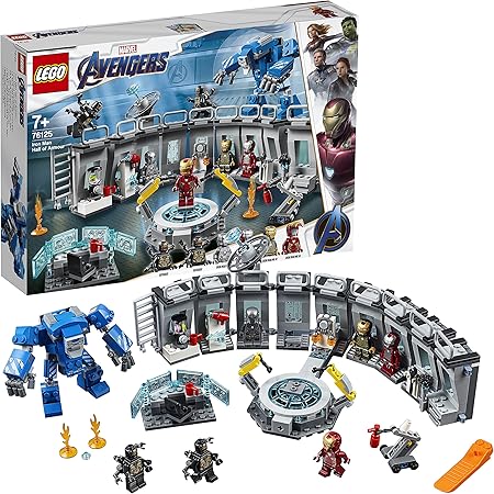 LEGO 76125 Super Heroes Marvel Avengers Iron Man salón of Armor ...