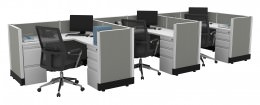 3 Person Cubicle - Systems