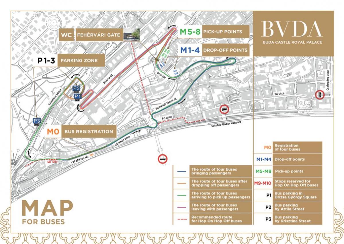 castle district budapest map