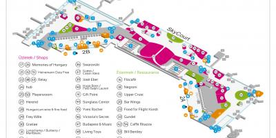 Airport in budapest map