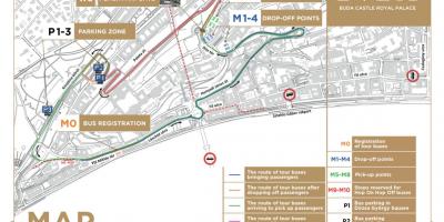 Castle district budapest map