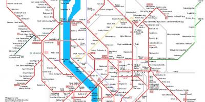 Budapest metro map airport