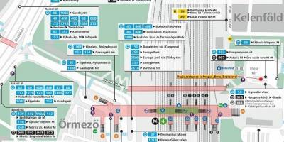 Map of budapest kelenfoe station