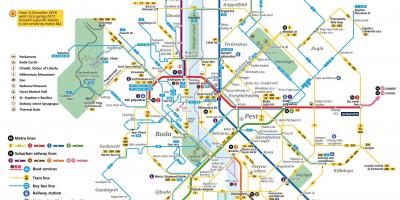 Map of budapest public transport