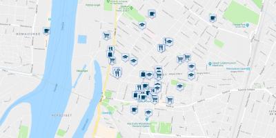 Map of budapest restaurants