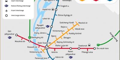 Budapest map train station