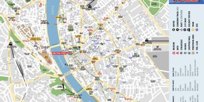 Map of budapest walking