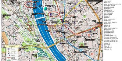 Map of hilton budapest