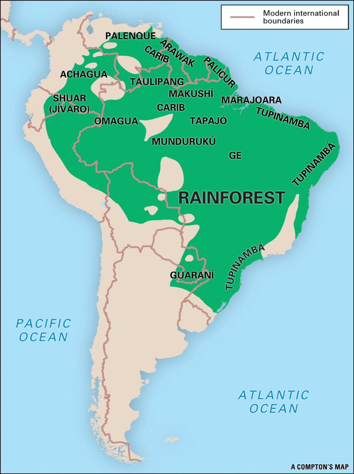 Amazon Rainforest Location Facts And Information - Inge Regine