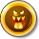 Sprite of a Flame Chomp Coin, from Puzzle & Dragons: Super Mario Bros. Edition.