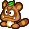 Sprite piece of a Tanoomba from Mario & Luigi: Partners in Time