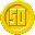 a 50 Gold Coin from Mario & Luigi: Paper Jam.