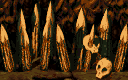 Tiles of a Spike Trap from Donkey Kong Country 2: Diddy's Kong Quest