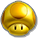 Sprite of a Gold Mushroom, from Puzzle & Dragons: Super Mario Bros. Edition.