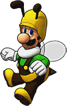 Sprite of Bee Luigi, from Puzzle & Dragons: Super Mario Bros. Edition.