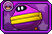 Sprite of Purple Coin Coffer's card, from Puzzle & Dragons: Super Mario Bros. Edition.