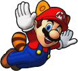 Sprite of Raccoon Mario, from Puzzle & Dragons: Super Mario Bros. Edition.