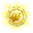 Sprite of a Grand Comet Medal, from Puzzle & Dragons: Super Mario Bros. Edition.