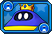 Sprite of King Blue Coin Coffer's card, from Puzzle & Dragons: Super Mario Bros. Edition.