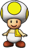 Sprite of Yellow Toad, from Puzzle & Dragons: Super Mario Bros. Edition.