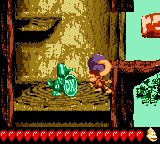 Dixie Kong encounters the Koin of Minky Mischief in Donkey Kong GB: Dinky Kong & Dixie Kong