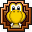 A badge of Koopa Troopa.