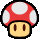 A Mushroom from Super Paper Mario.