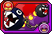 Sprite of Chain Chomp & Flame Chomp's card, from Puzzle & Dragons: Super Mario Bros. Edition.