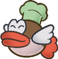 Chef Shimi from Paper Mario: The Thousand-Year Door.