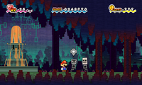 Two Shaydes in the beginning of Chapter 7-1 in Super Paper Mario
